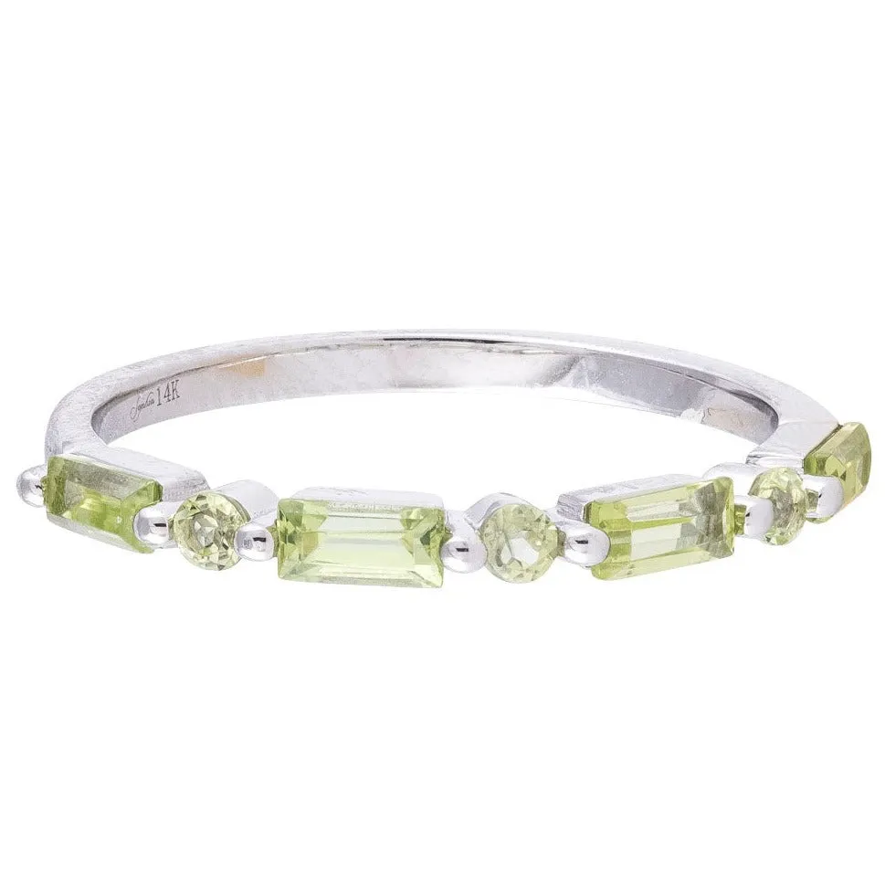 0.56ctw Peridot Ring