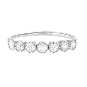 1/2 CT 7 Stone Diamond Anniversary Band