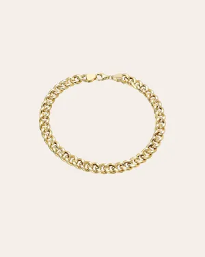 14k Gold Large Miami Cuban Link Anklet