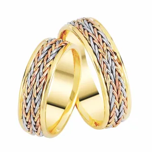 14K Solid Gold Friendship Ring