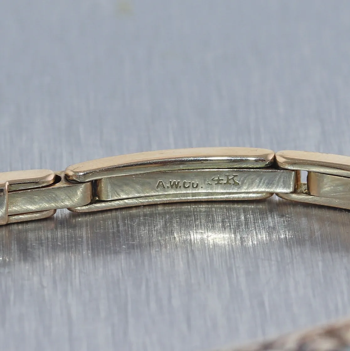 1880's Antique Victorian 14k Yellow Gold Opal & 1ctw Diamond Bangle Bracelet