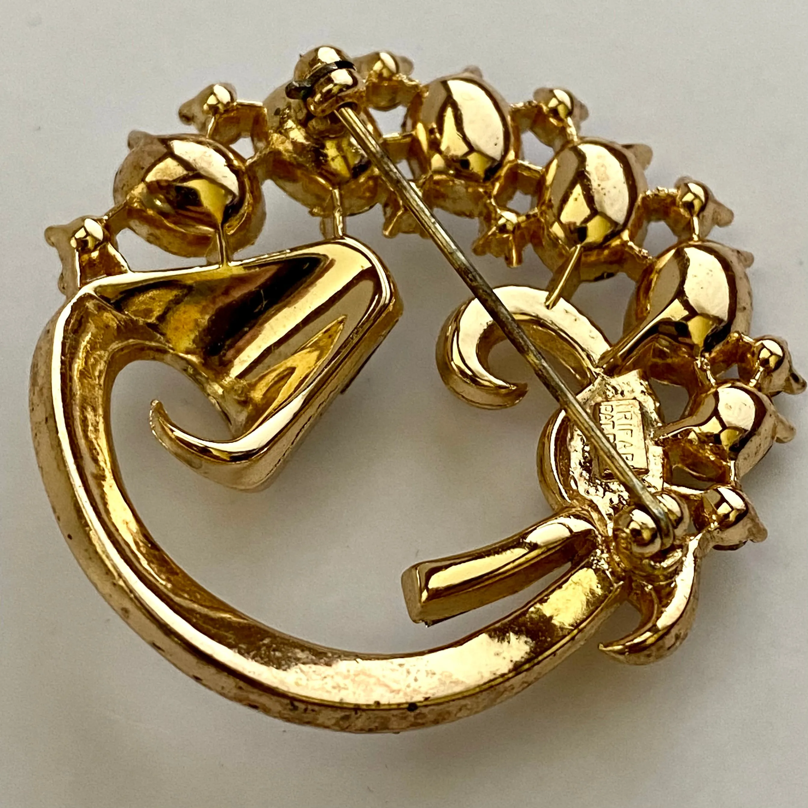 1952 Trifari Promenade Collection Brooch By Alfred Philippe