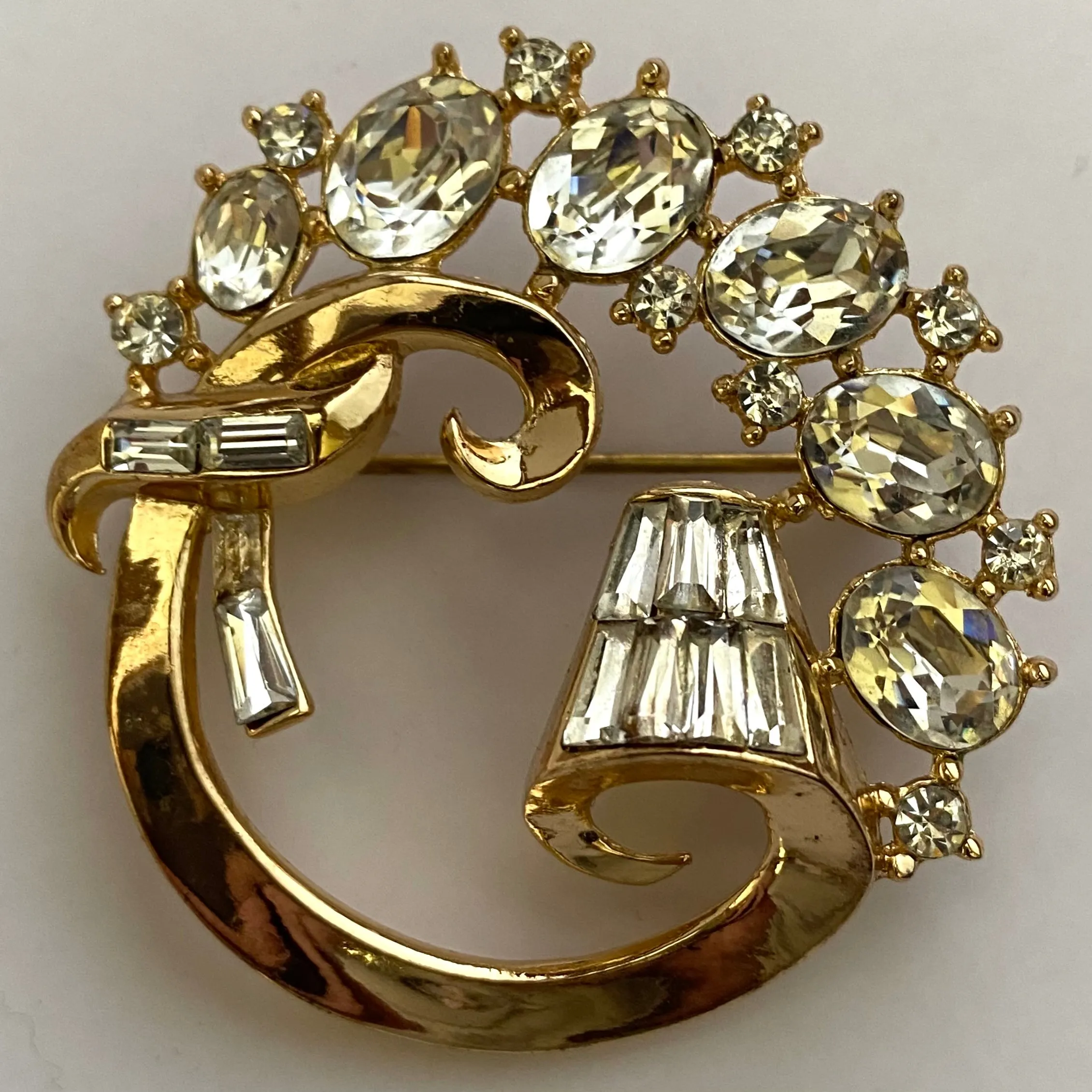 1952 Trifari Promenade Collection Brooch By Alfred Philippe