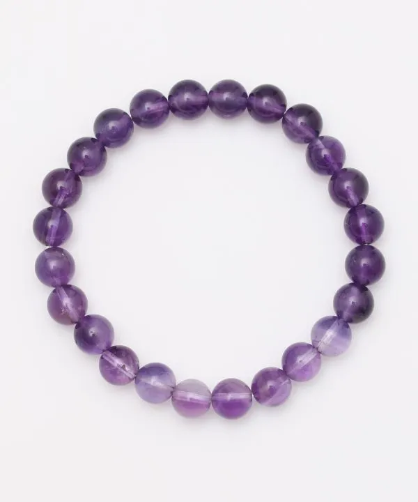 8mm Amethyst Beads Bracelet