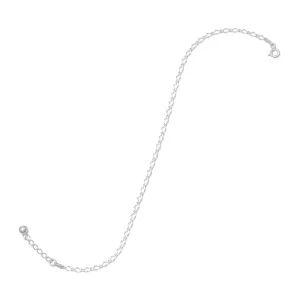 9"   1" Extension Rombo/Figaro Chain Anklet