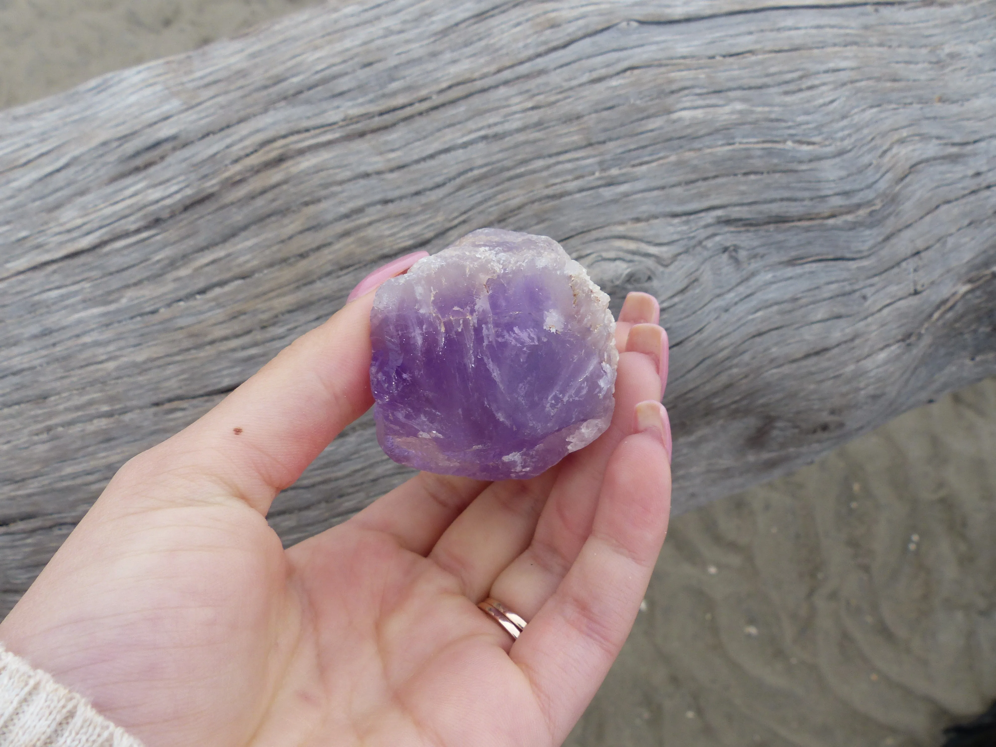 Amethyst Point, Polished Point with Rough Base (#8)