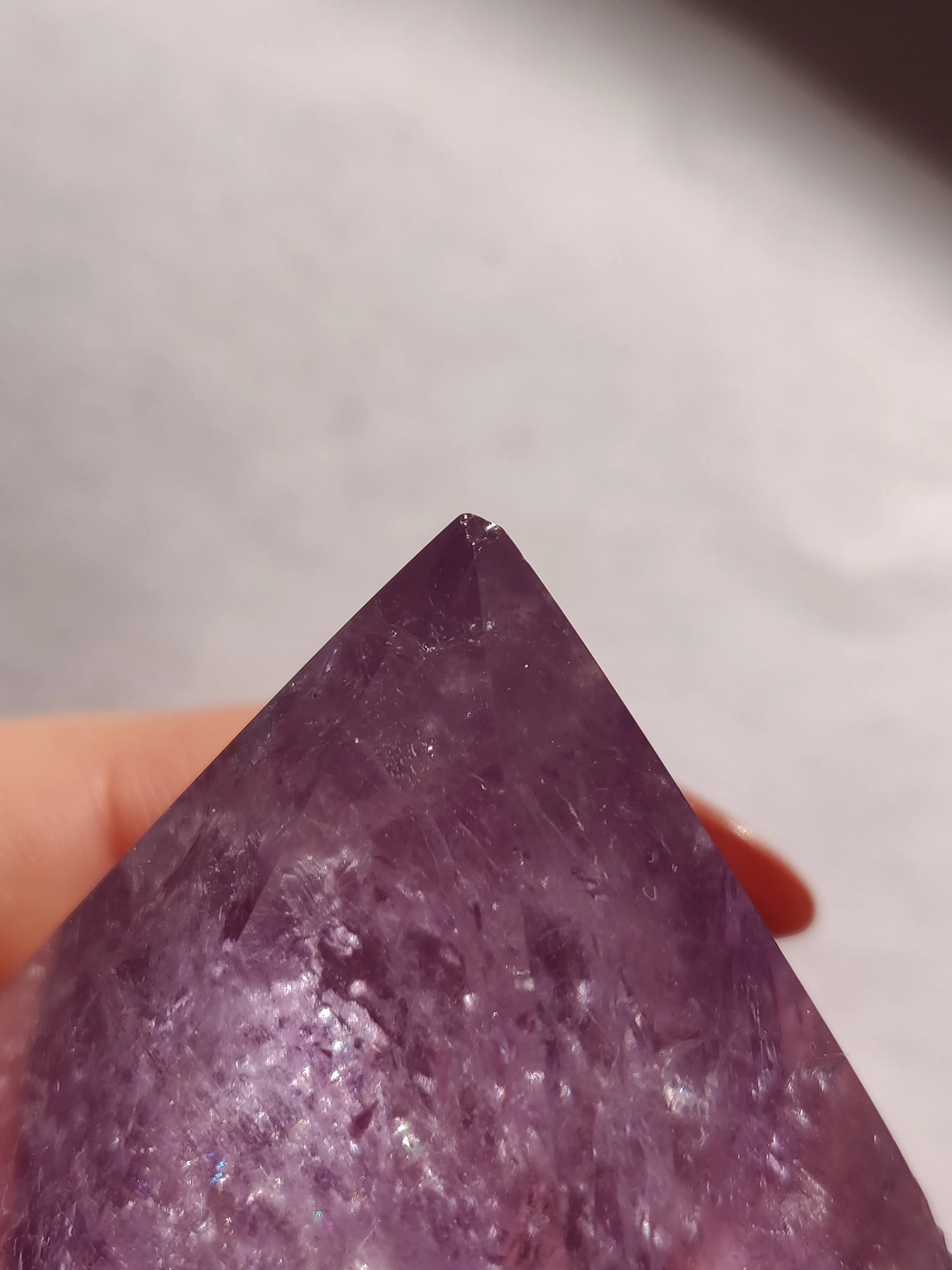 Amethyst Point, Polished Point with Rough Base (#8)