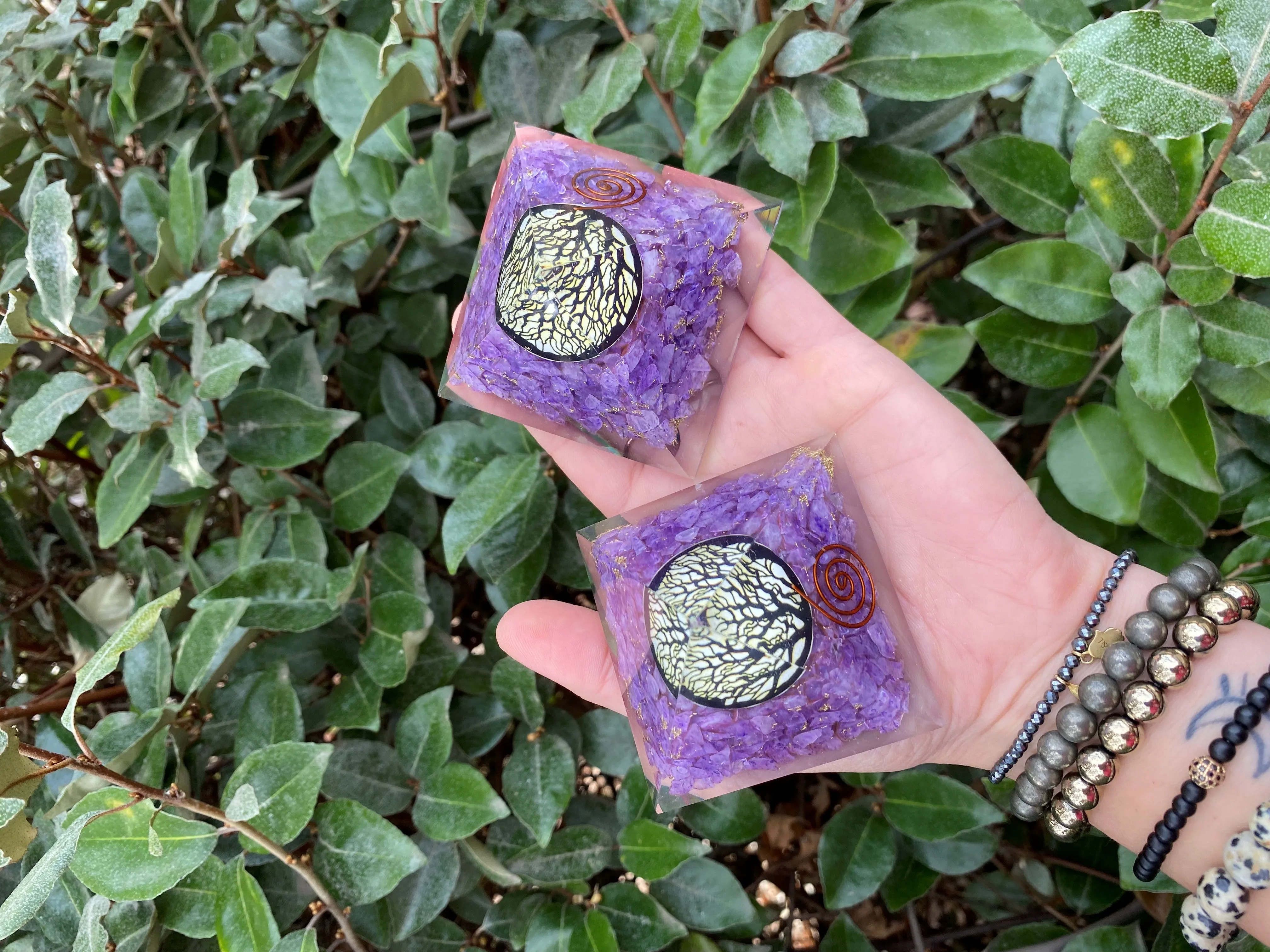 AMETHYST TREE OF LIFE ORGONITE