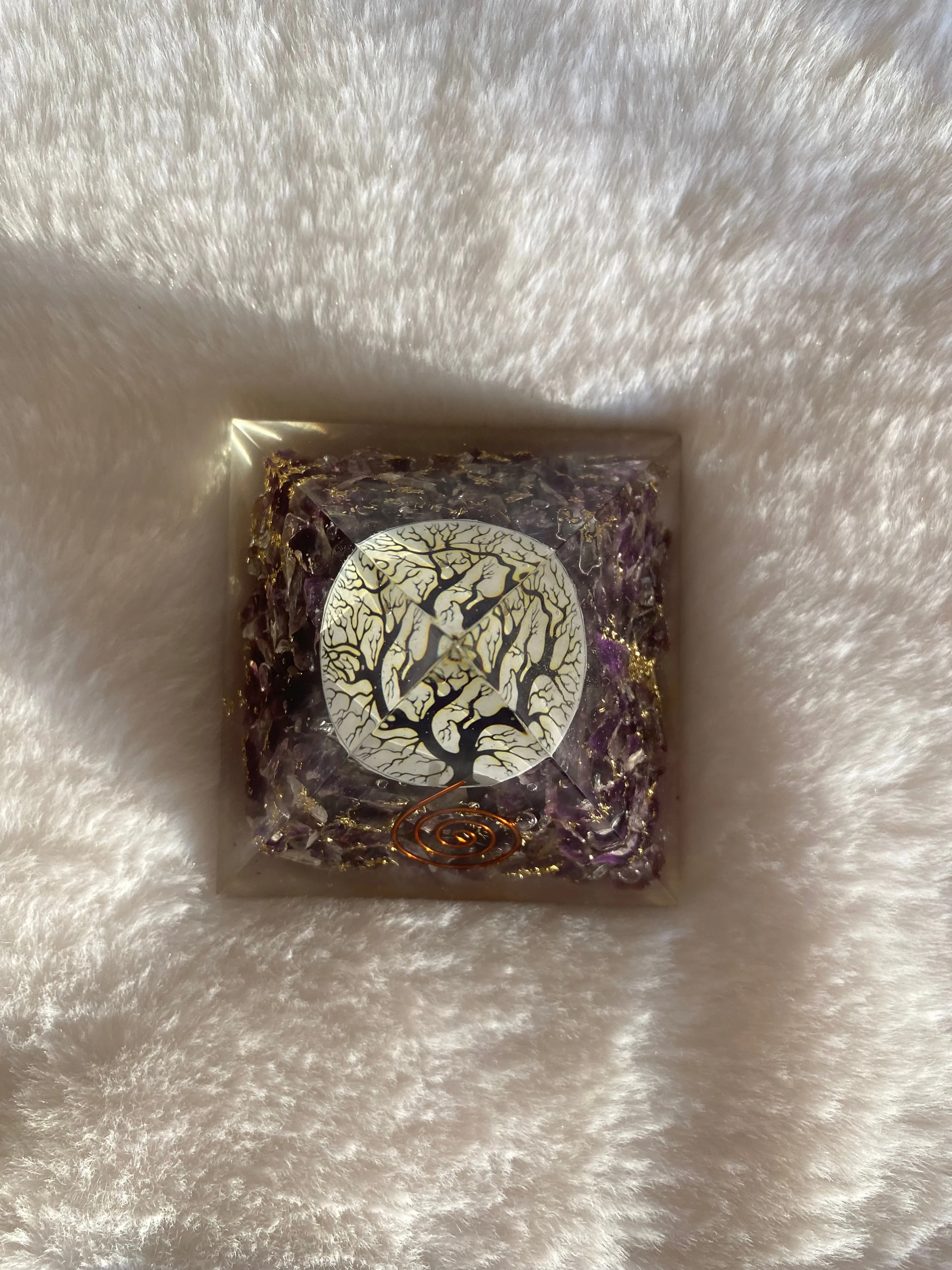 AMETHYST TREE OF LIFE ORGONITE