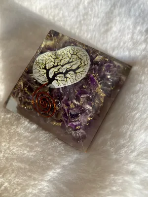 AMETHYST TREE OF LIFE ORGONITE