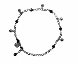 Anklet Silver - Bells and Beads