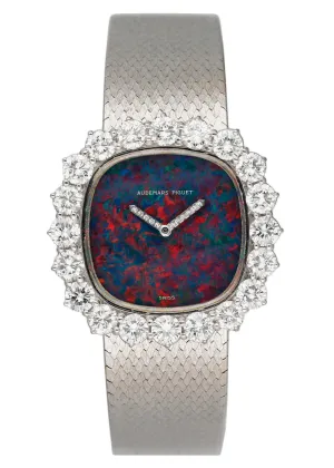 Audemars Piguet Opal Dial Diamond Bezel Ladies Watch