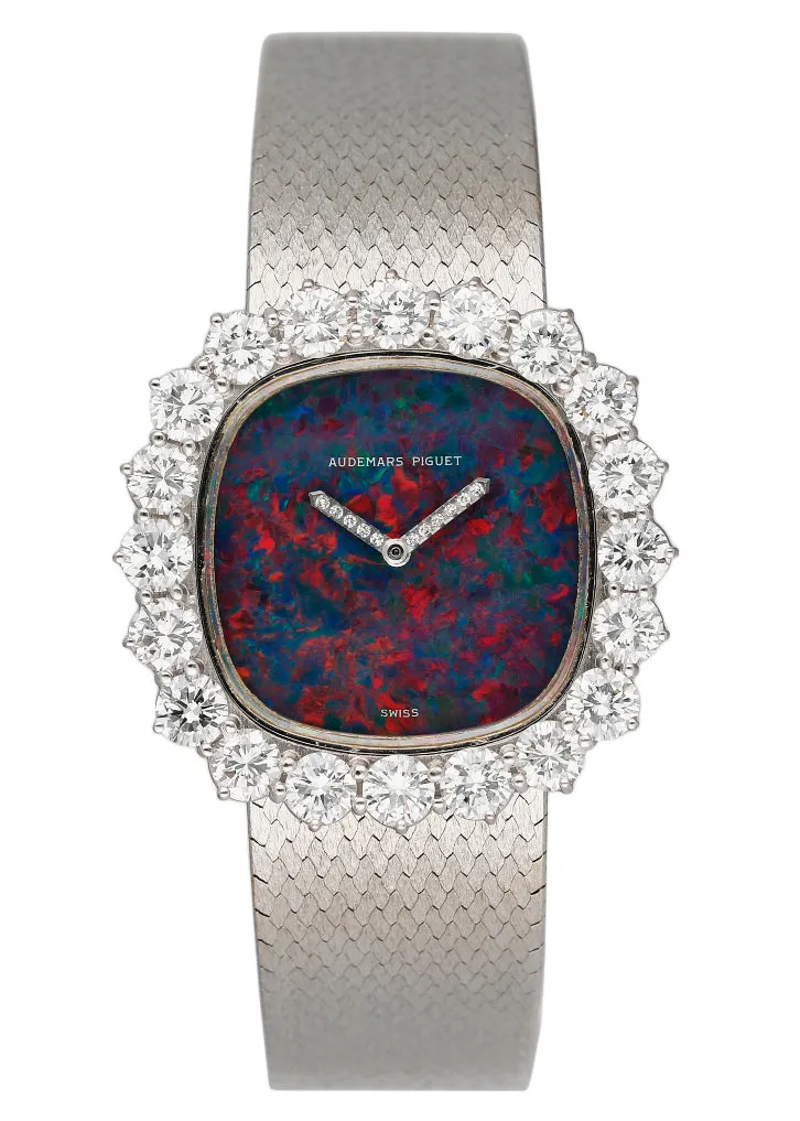 Audemars Piguet Opal Dial Diamond Bezel Ladies Watch