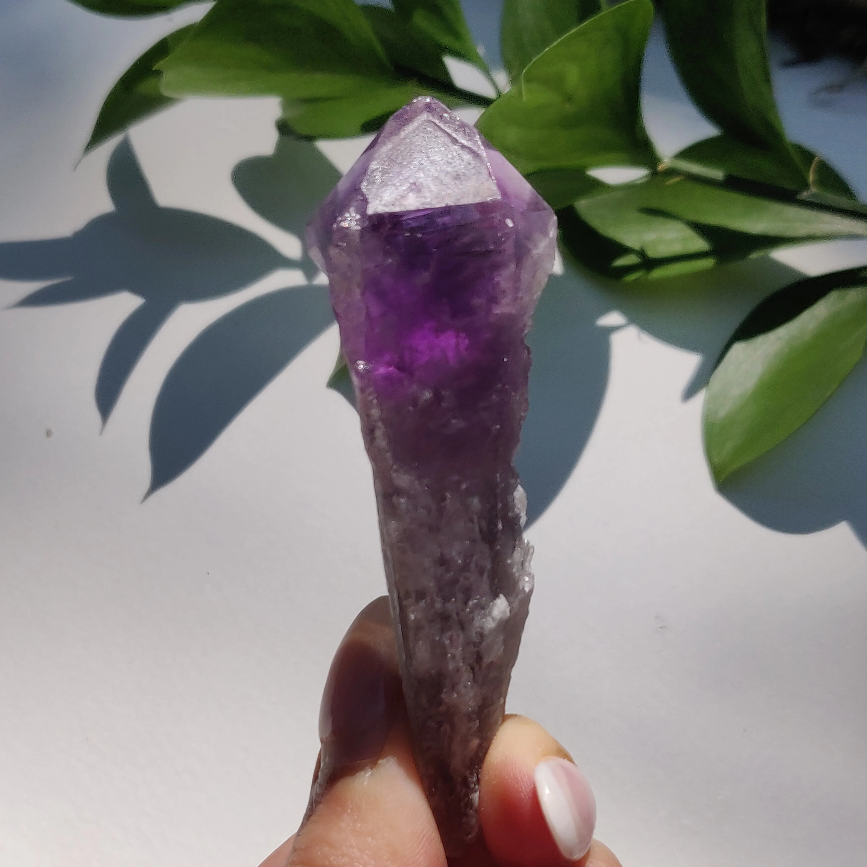 Bahia Amethyst Point, Amethyst Elestial Wand from Brazil (#5)