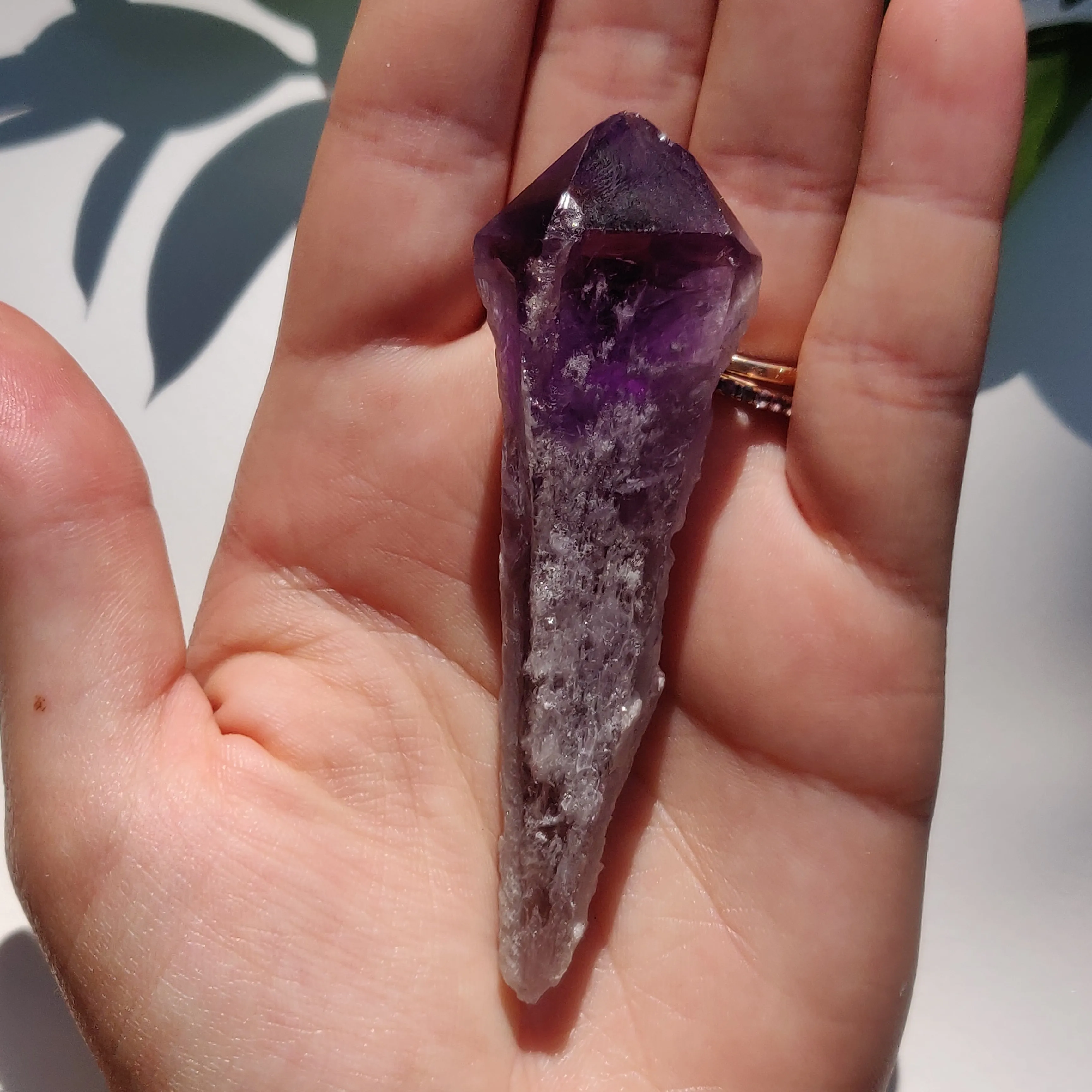 Bahia Amethyst Point, Amethyst Elestial Wand from Brazil (#5)