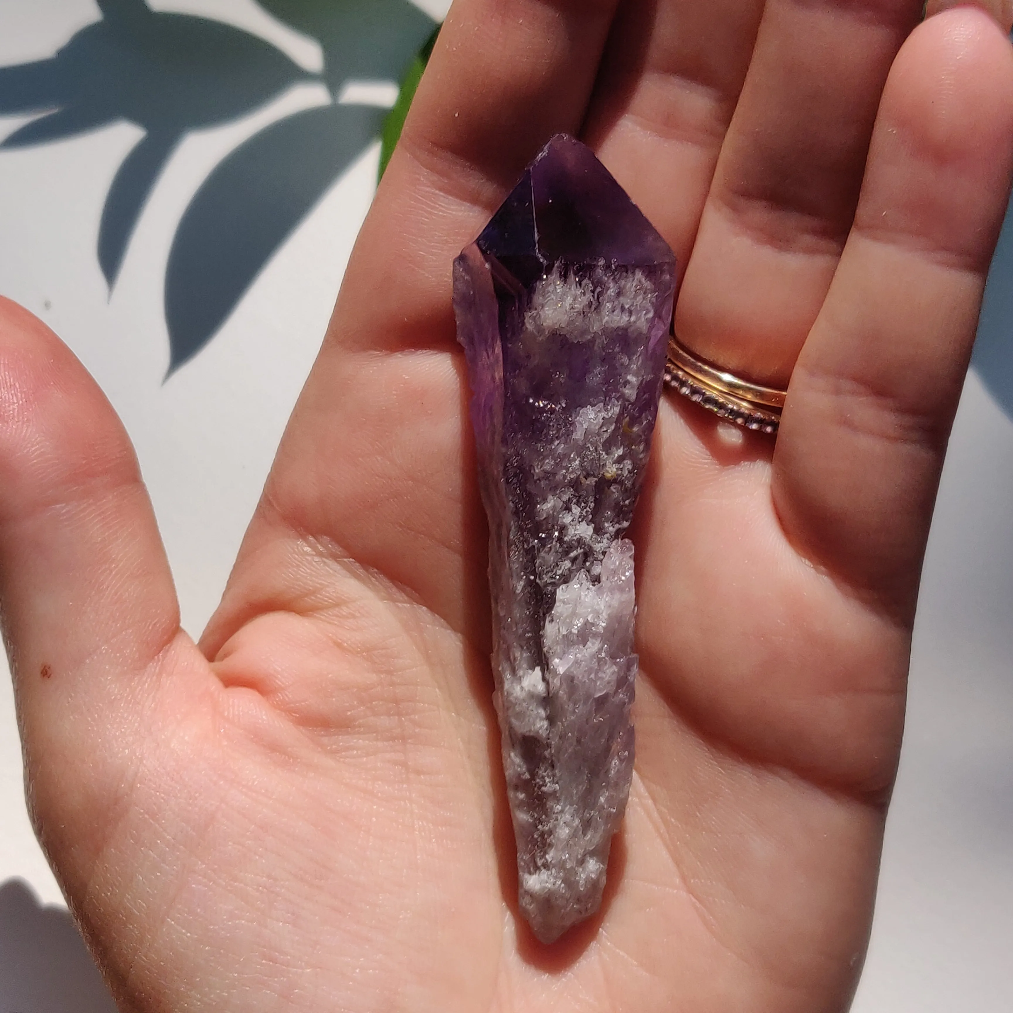 Bahia Amethyst Point, Amethyst Elestial Wand from Brazil (#5)