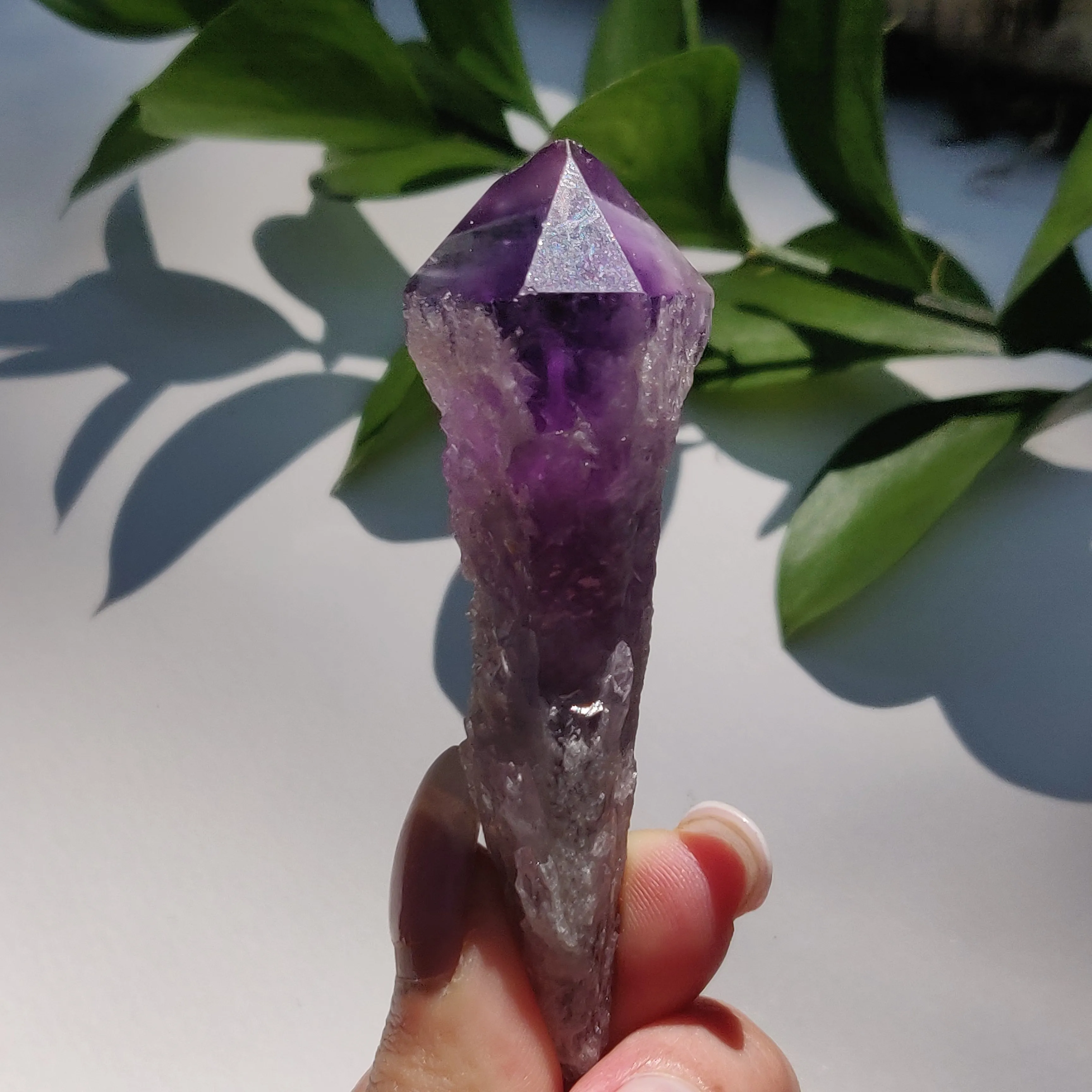 Bahia Amethyst Point, Amethyst Elestial Wand from Brazil (#5)