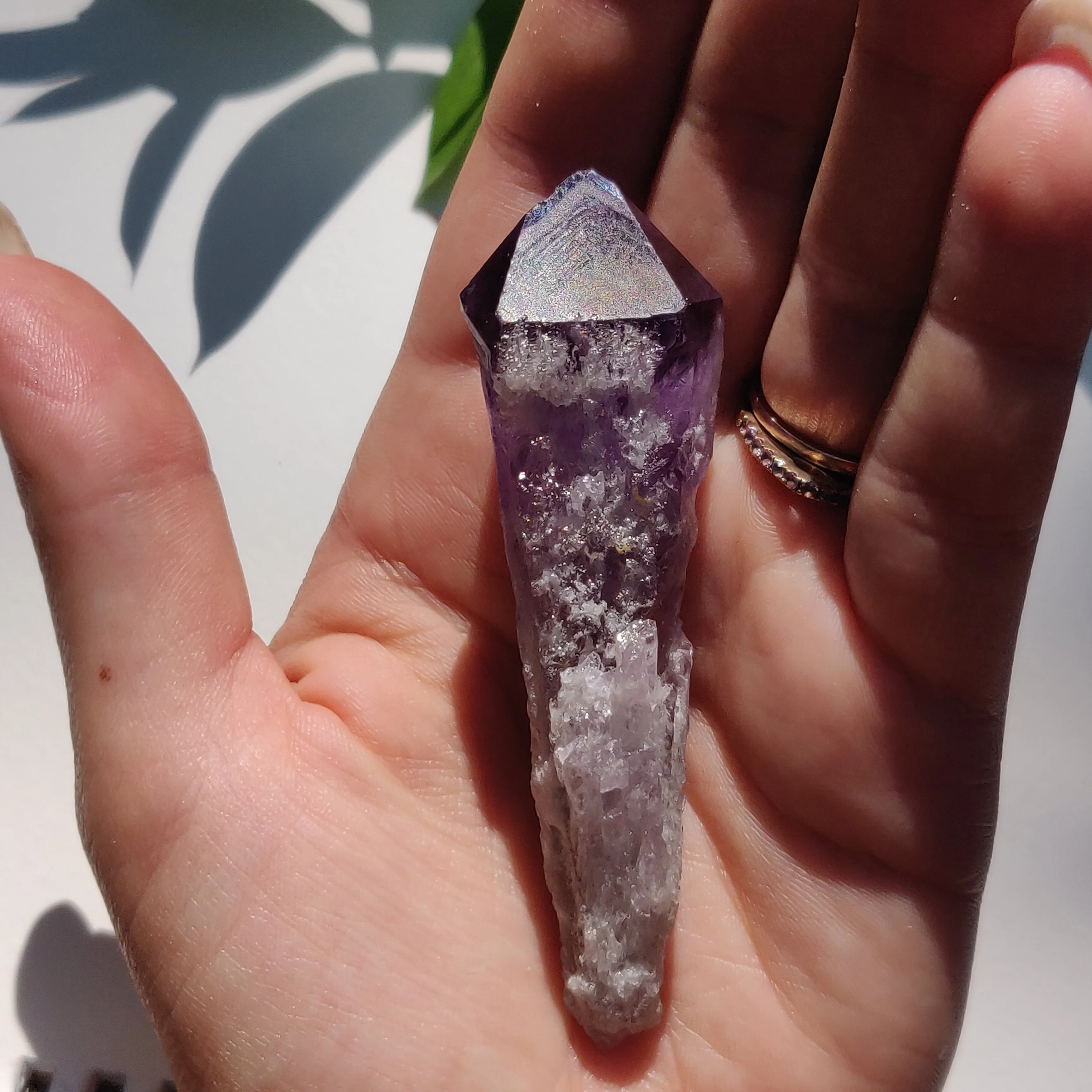 Bahia Amethyst Point, Amethyst Elestial Wand from Brazil (#5)