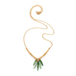 BAMBOO SHOOT . necklace