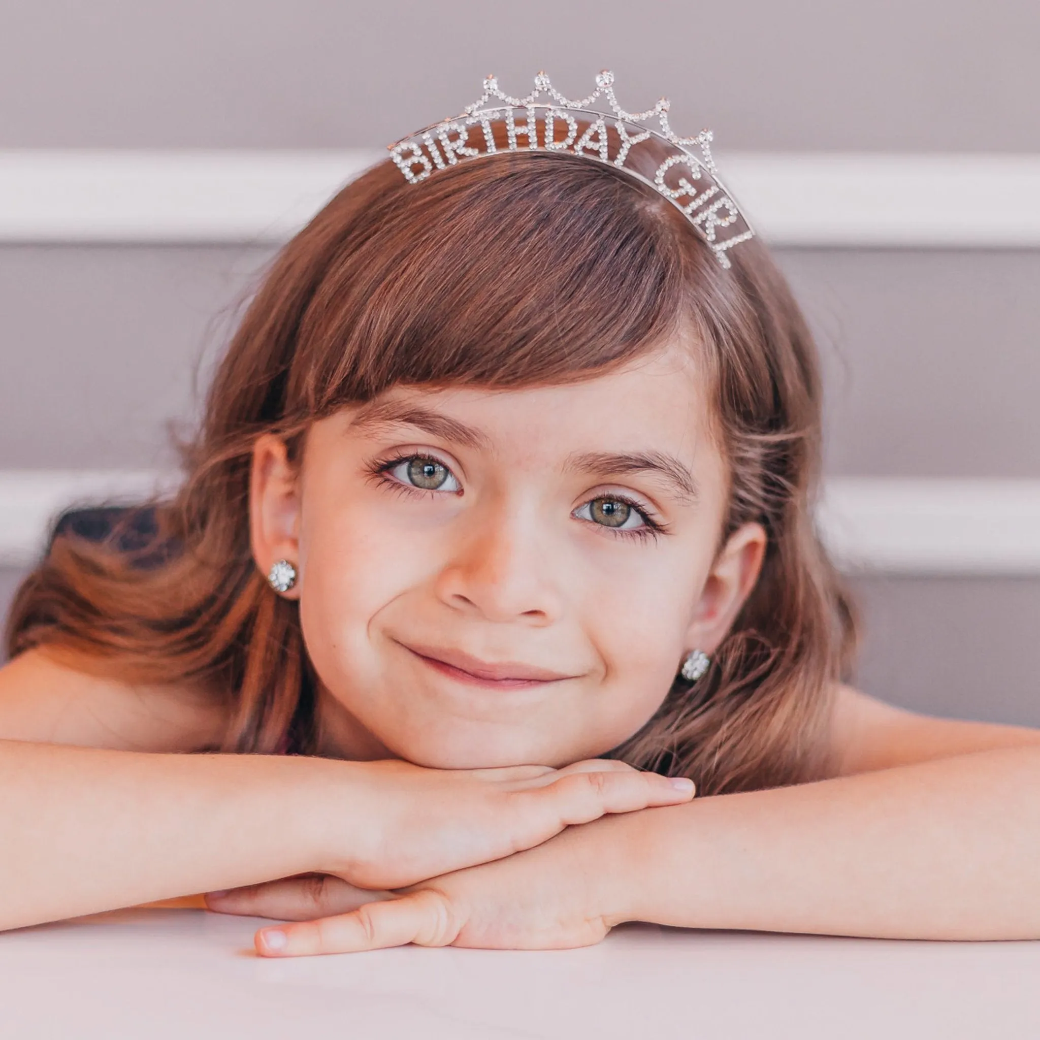 Birthday Girl Rhinestone Tiara Headband