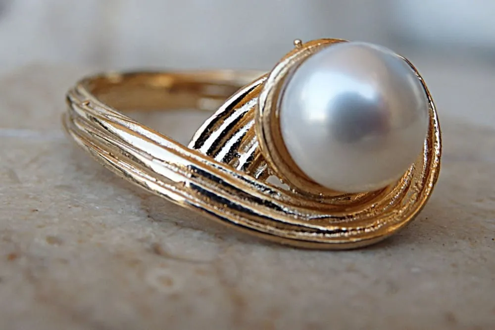 Bridal Pearl Ring