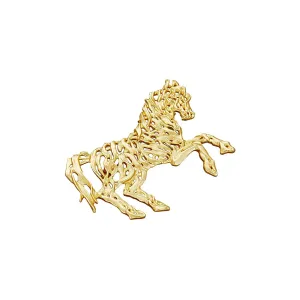 Bronze Horse Brooch