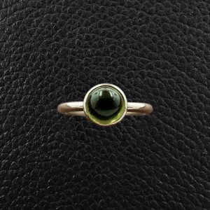 Cabochon Peridot Ring