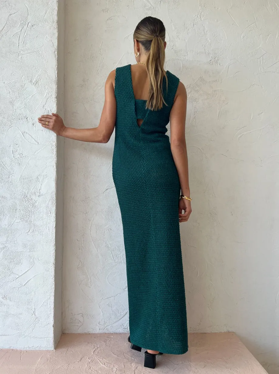 Camilla and Marc Adrien Dress in Marble Green