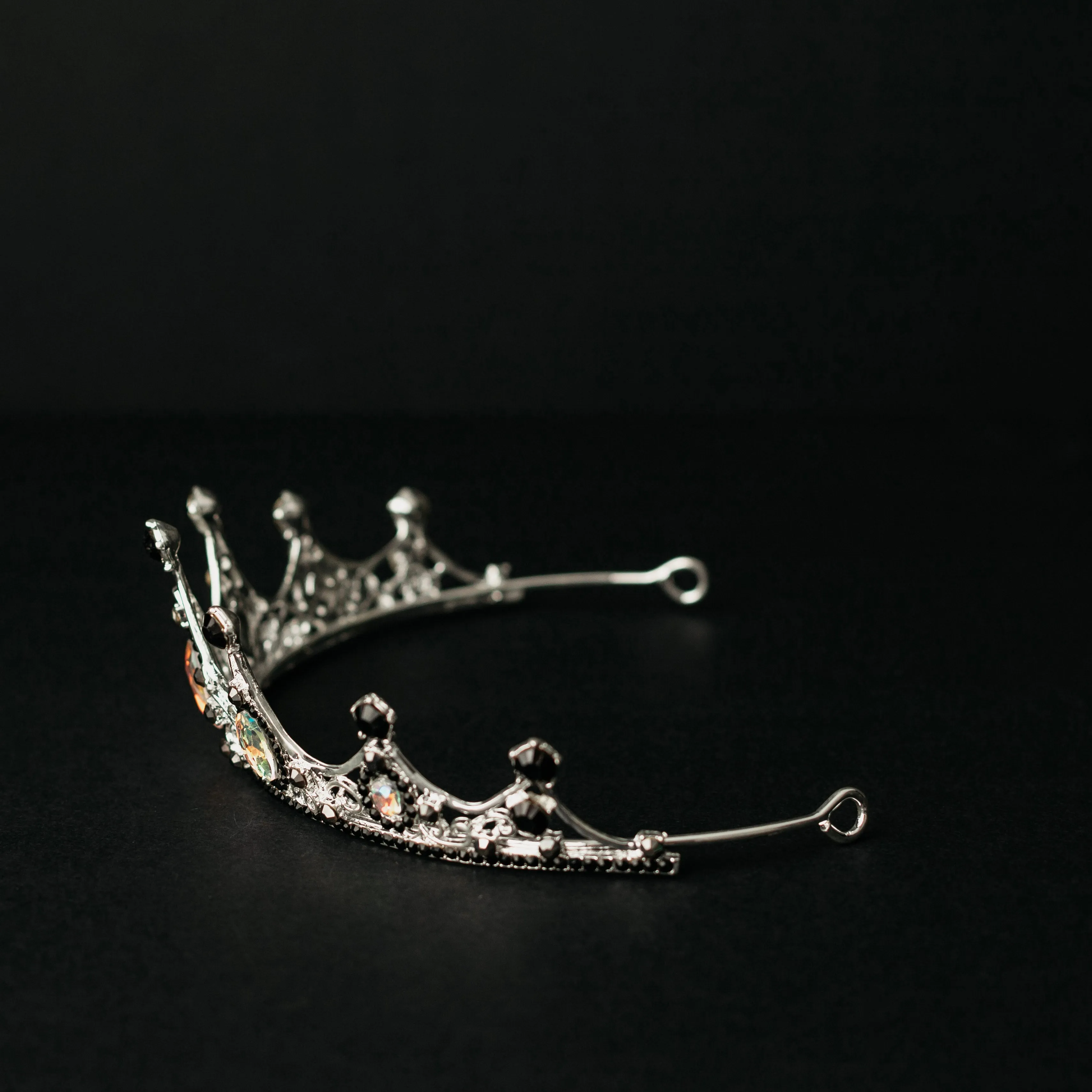 Cindy's Tiara in Opal & Silver