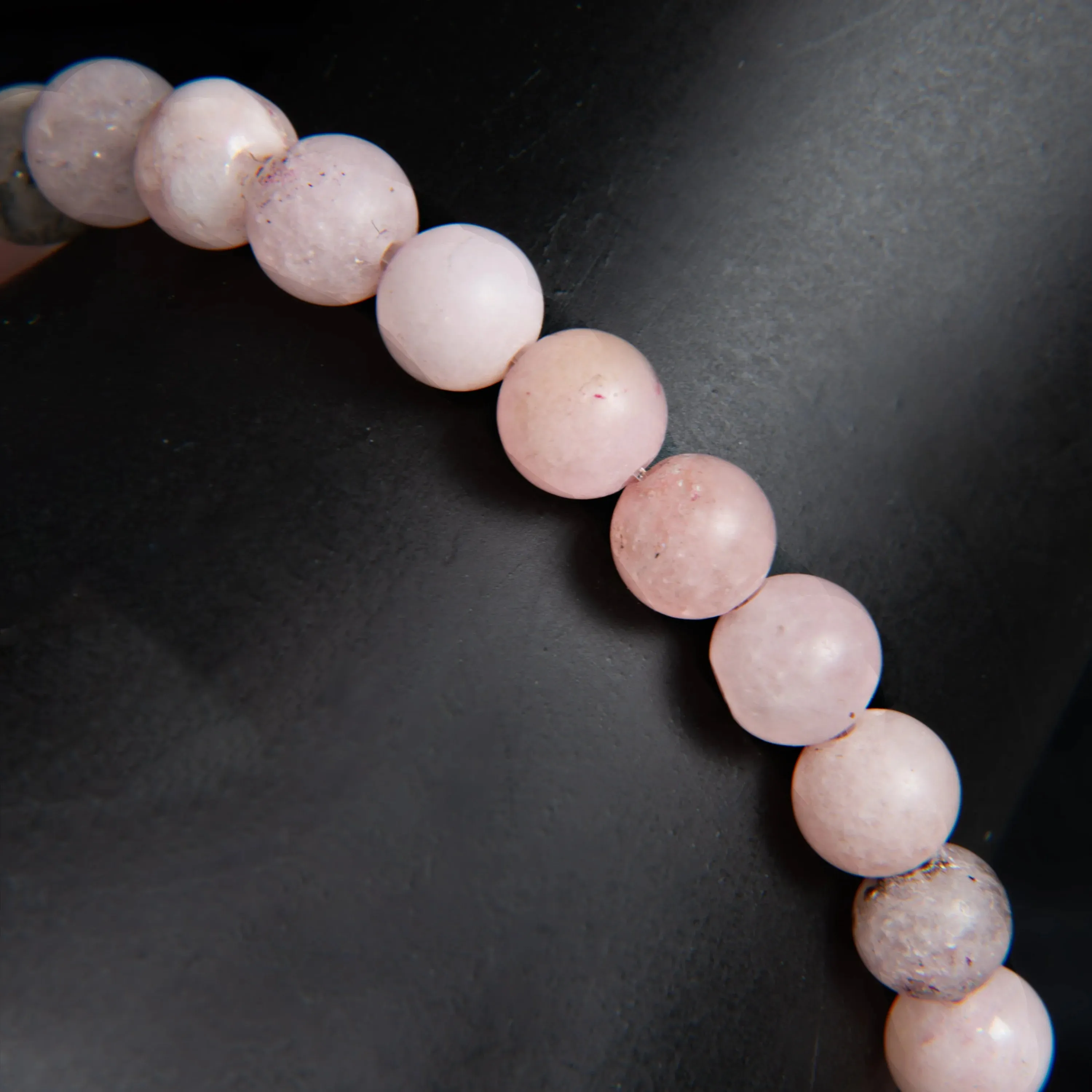 Donall Beaded Pink Opal Bracelet