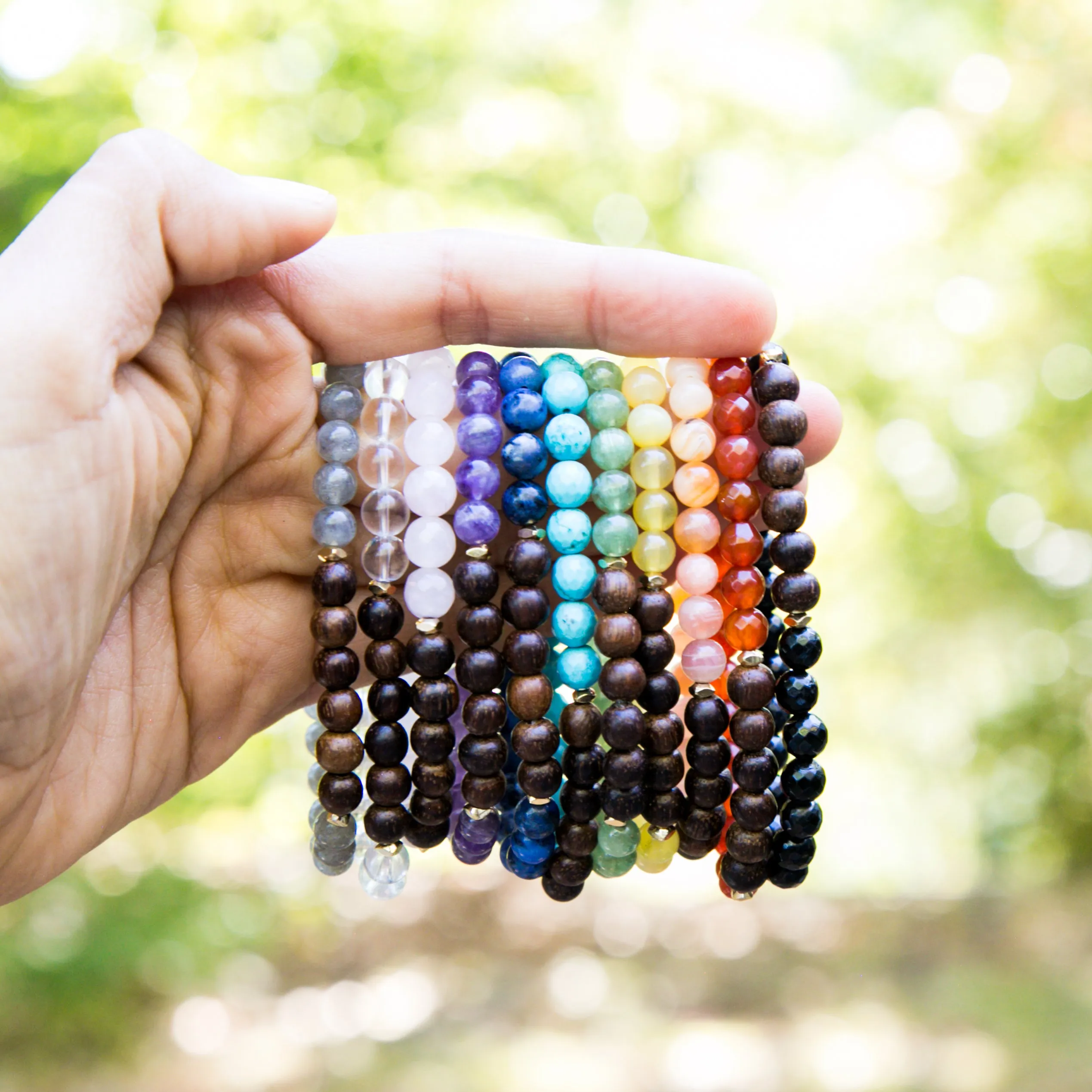 Giraffe Diffuser Mala Bracelet