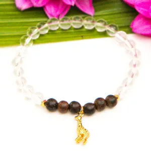 Giraffe Diffuser Mala Bracelet