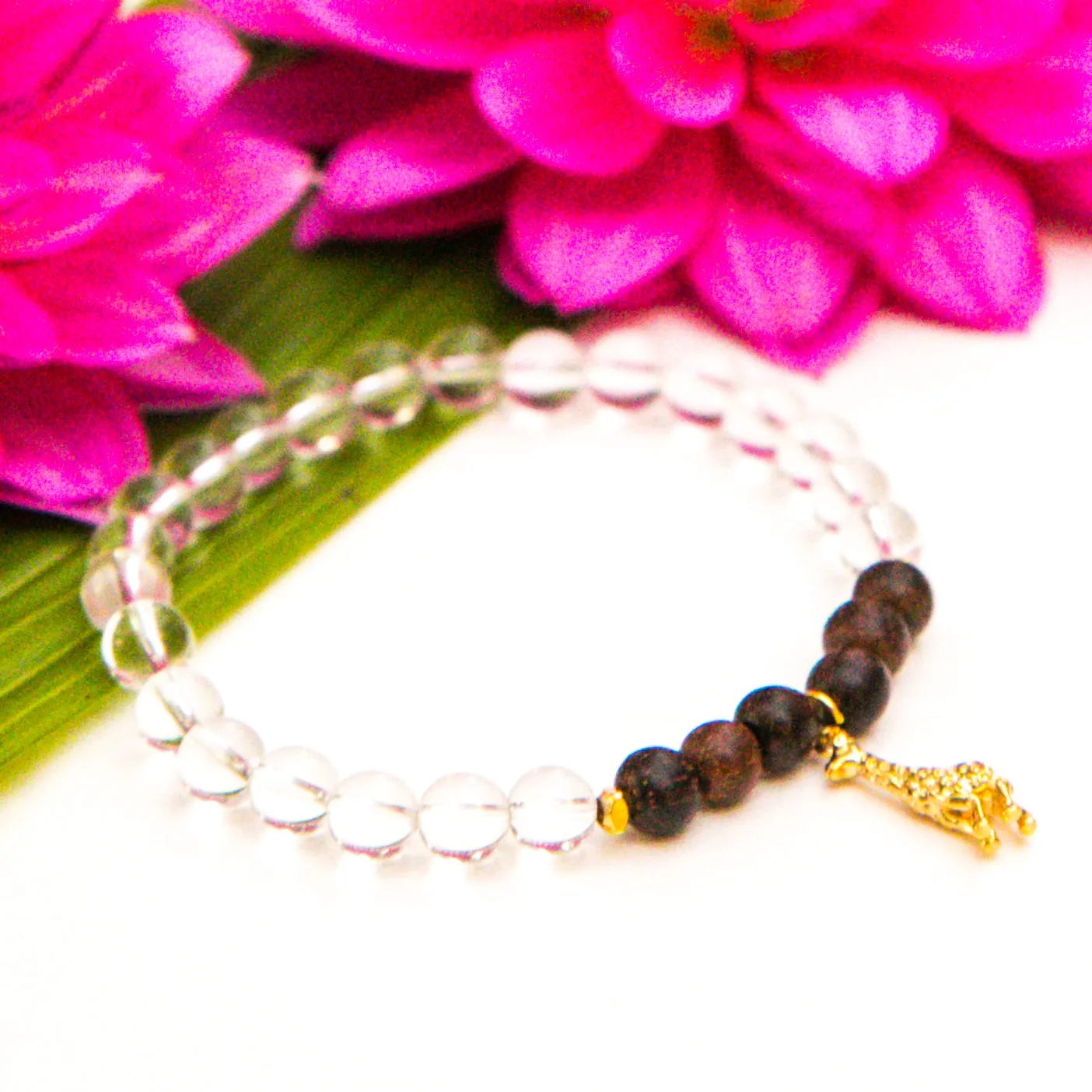 Giraffe Diffuser Mala Bracelet