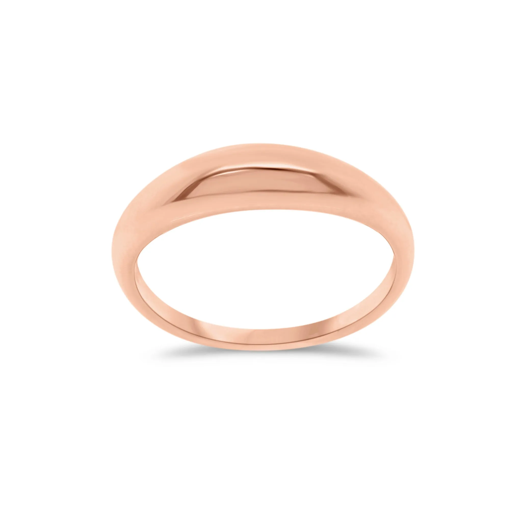 Gold Slim Dome Ring