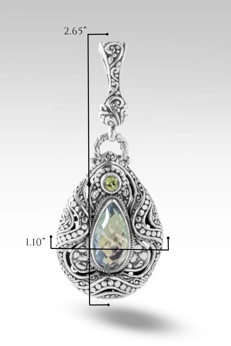 Good Nature Pendant II™ in Chrome Chameleon™ Mystic Quartz