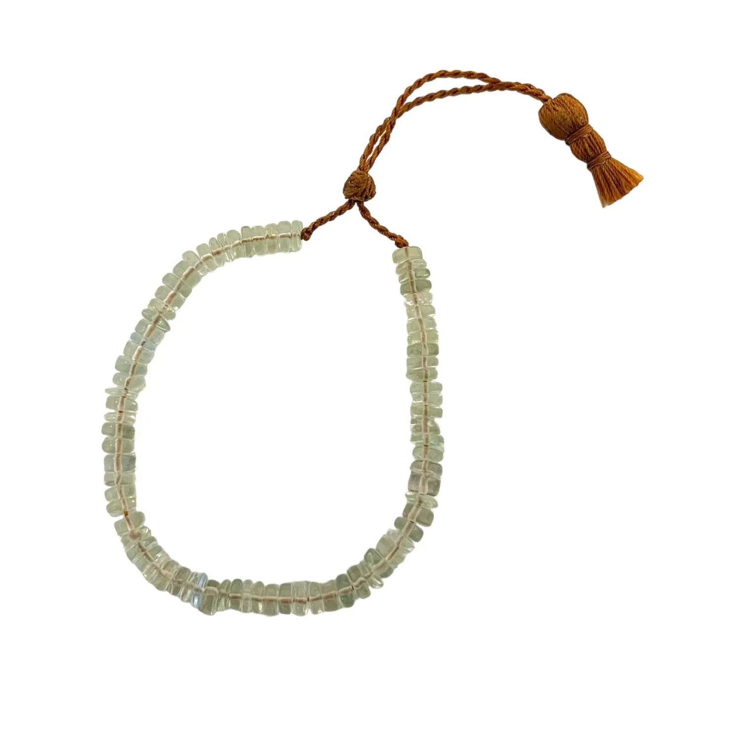 Green Amethyst Heishi Bracelet