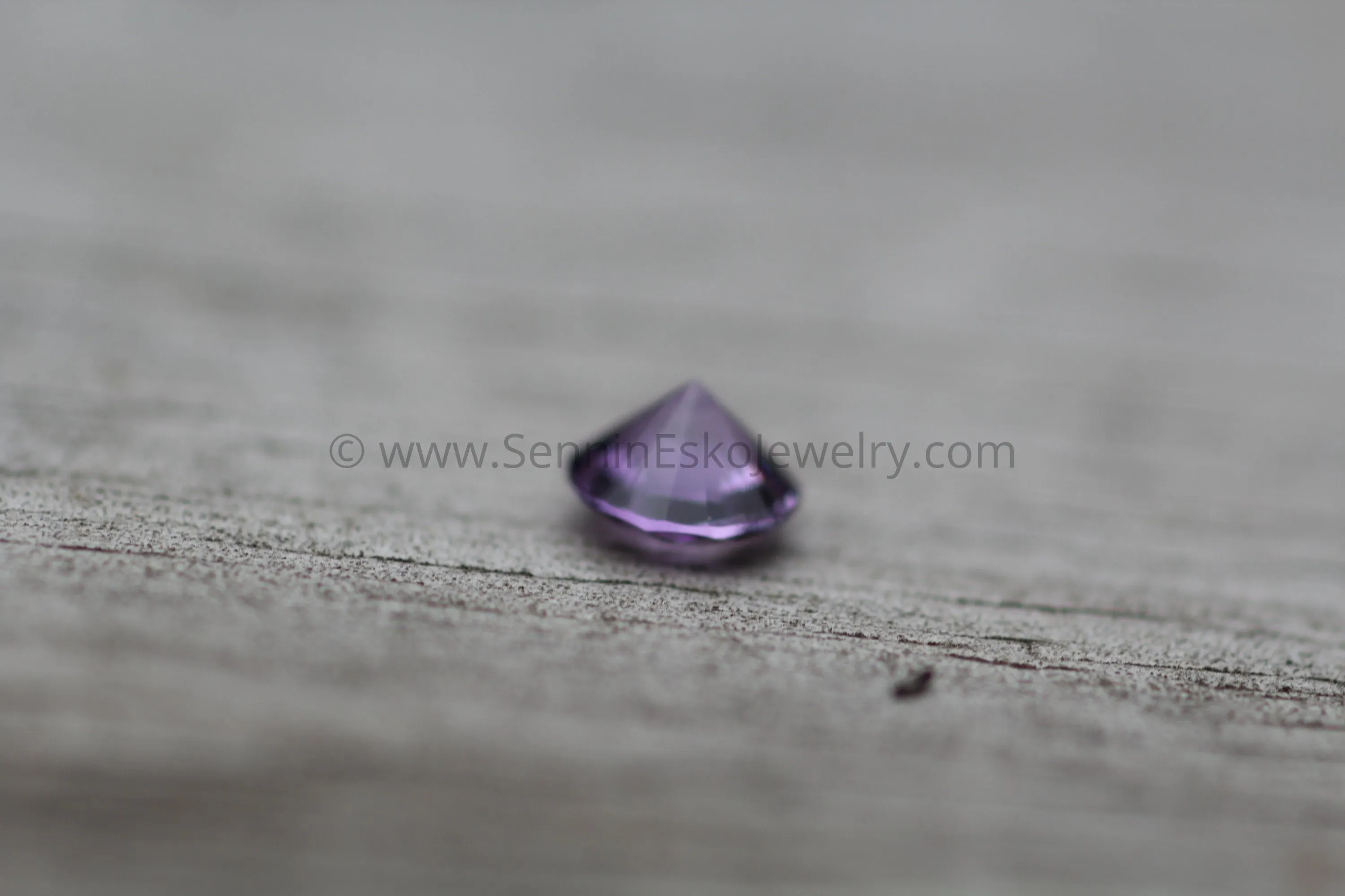 Hand Cut Amethyst Round Gemstone - Precision Cut 7mm Amethyst - Brazilian Amethyst