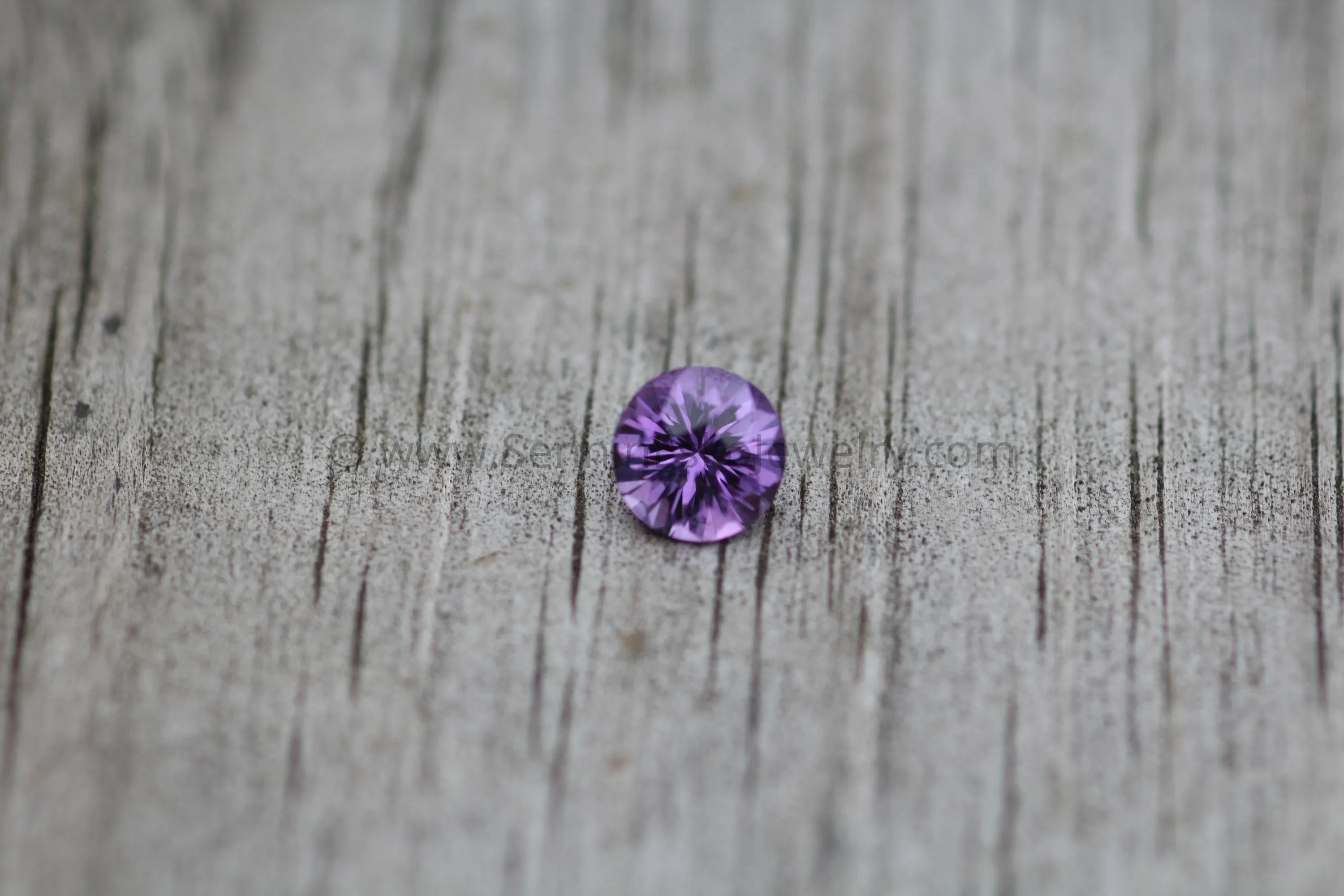 Hand Cut Amethyst Round Gemstone - Precision Cut 7mm Amethyst - Brazilian Amethyst