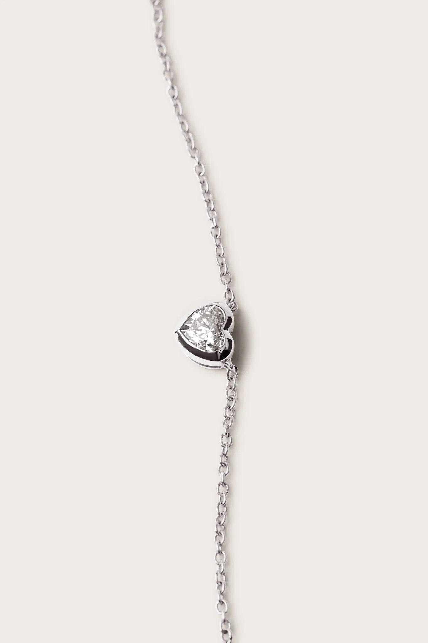 Heart Bezel Necklace