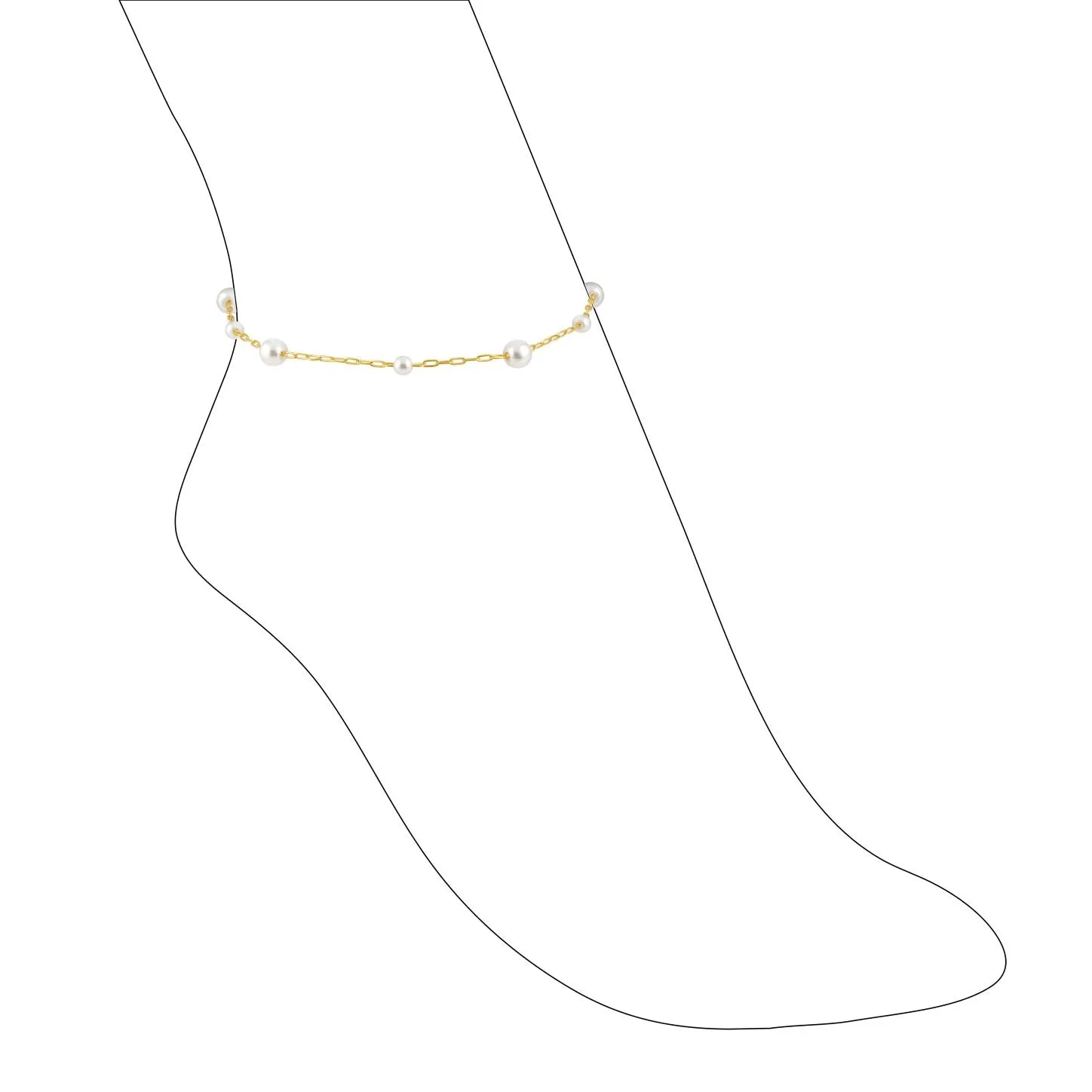 Kalani Pearl Anklet