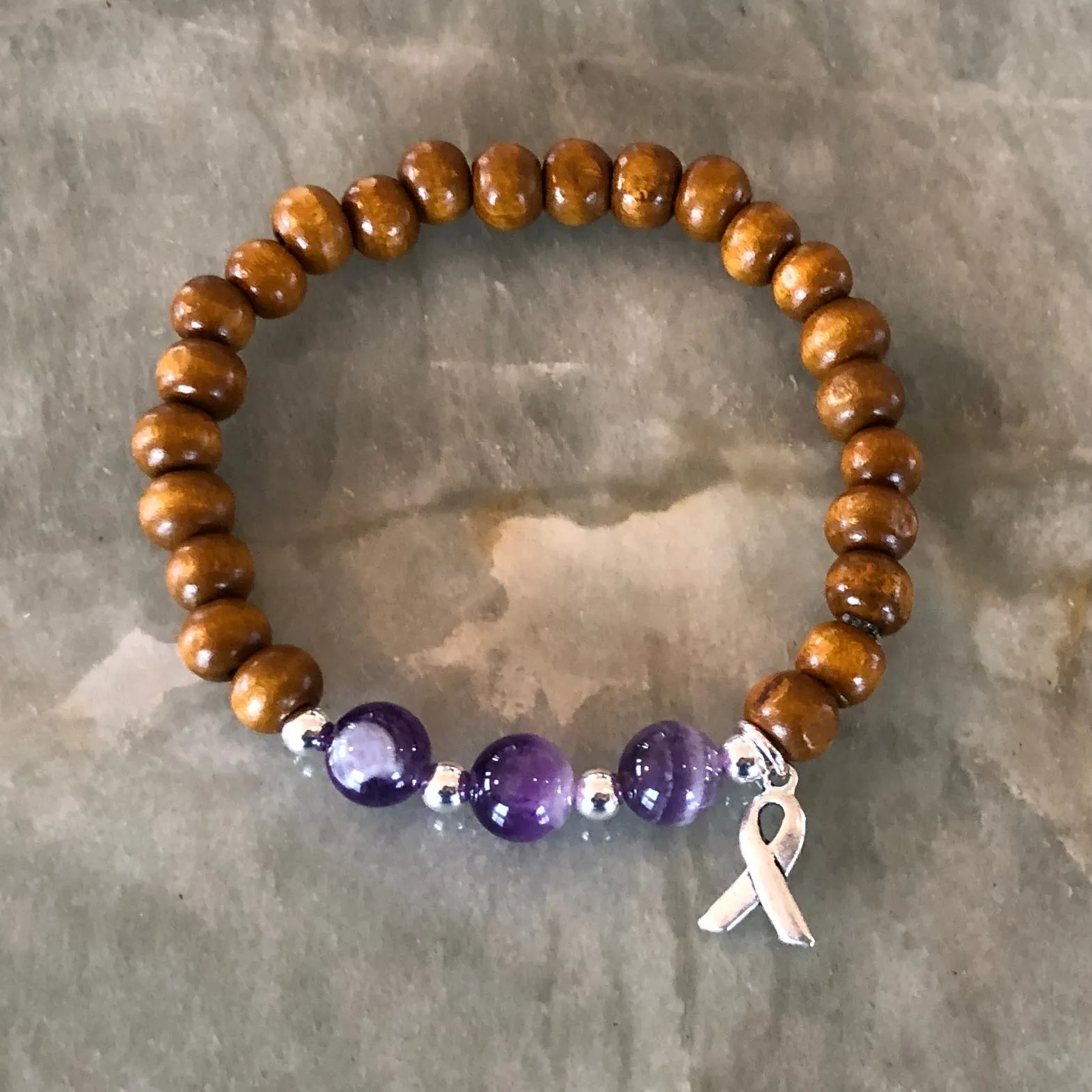 Keep the Faith Pancreatic Cancer Support Bracelet