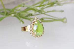 LIME FRENCH RING