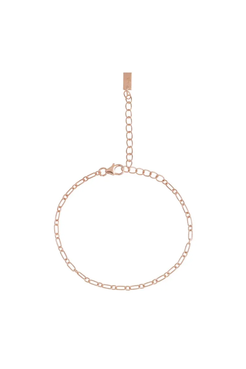 Link Chain Anklet - Rose Gold