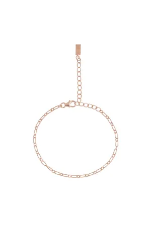 Link Chain Anklet - Rose Gold