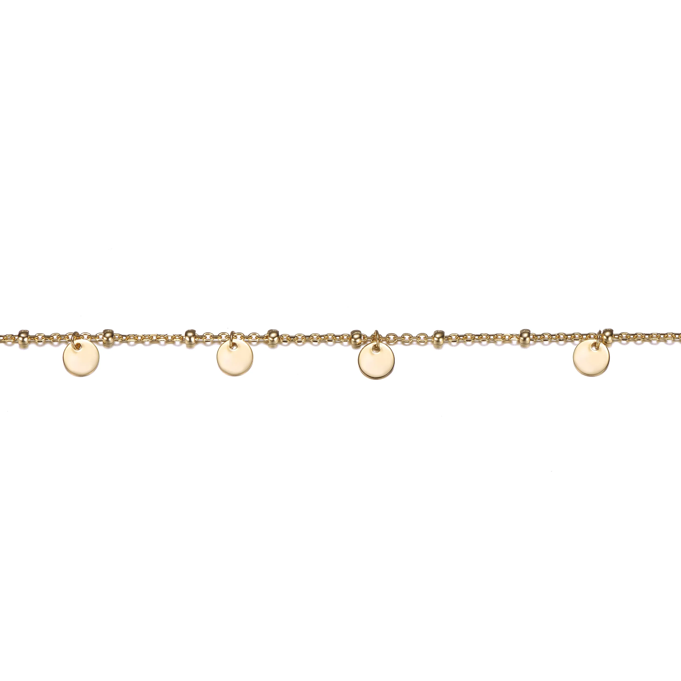 Marie Adjustable Length Circle Anklet