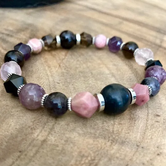 Master Healer: Women's Multi Gemstone Powerful Cancer Healing Bracelet