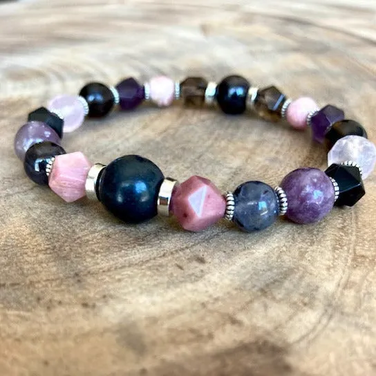 Master Healer: Women's Multi Gemstone Powerful Cancer Healing Bracelet