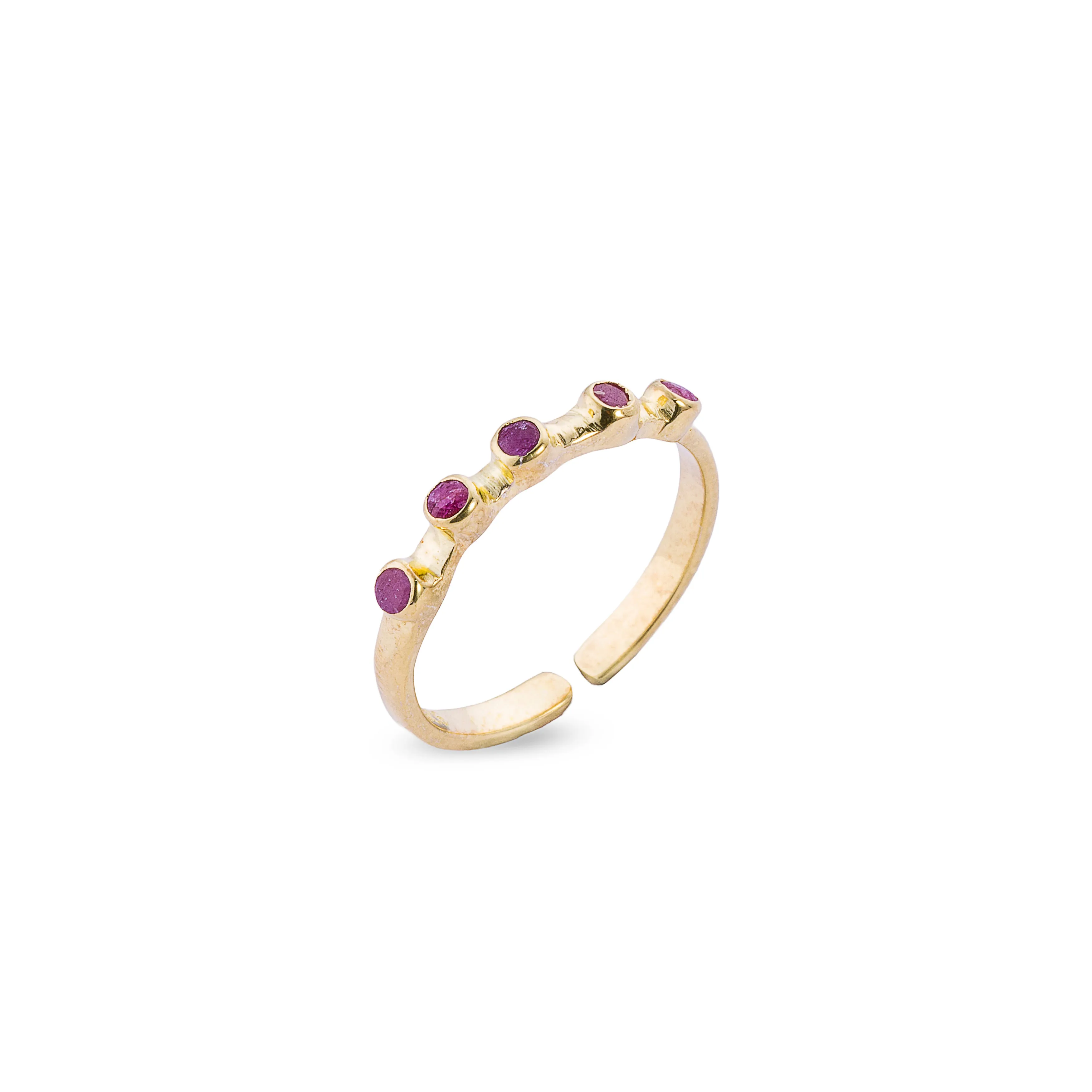 Melina Birthstone Ring,Gold Vermeil