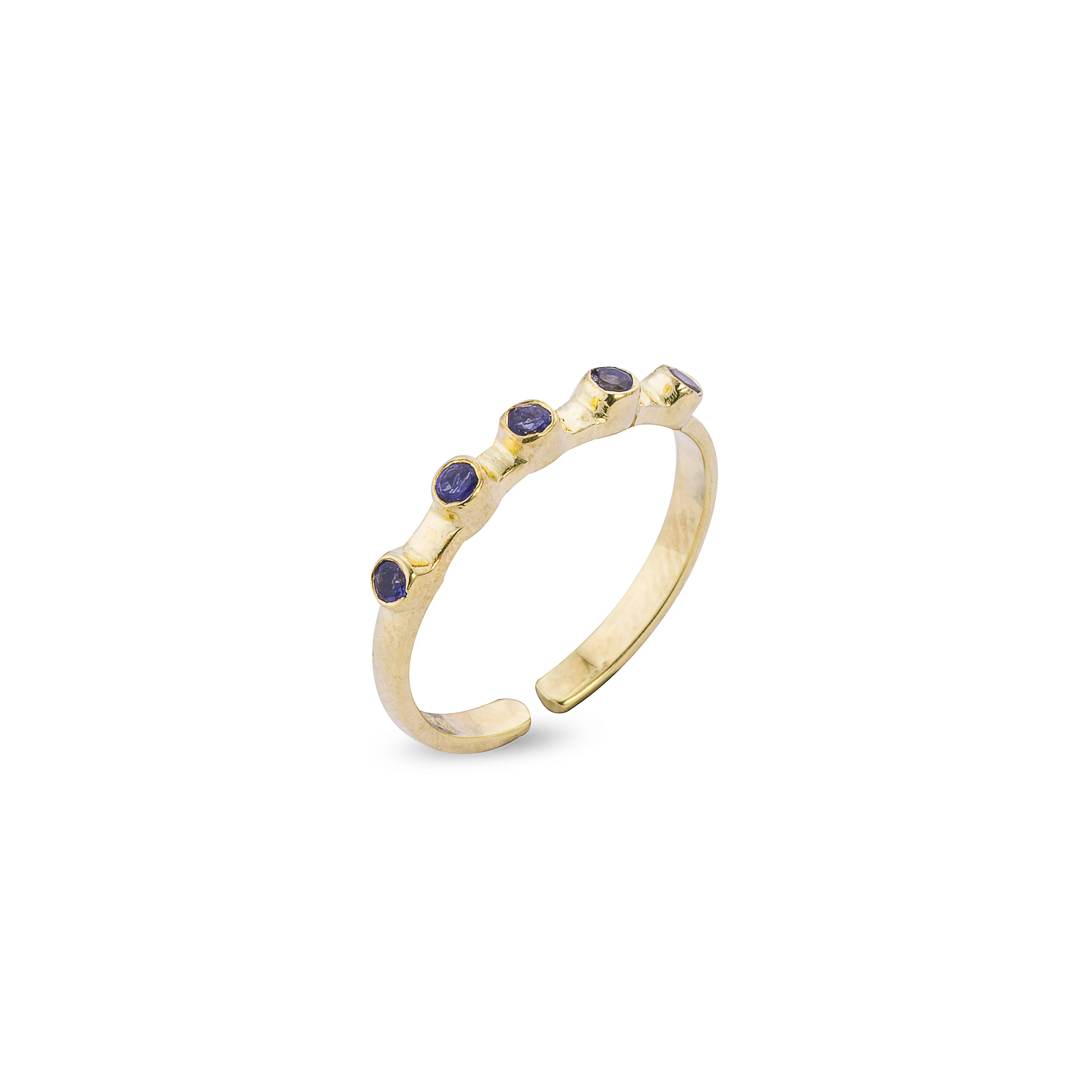 Melina Birthstone Ring,Gold Vermeil