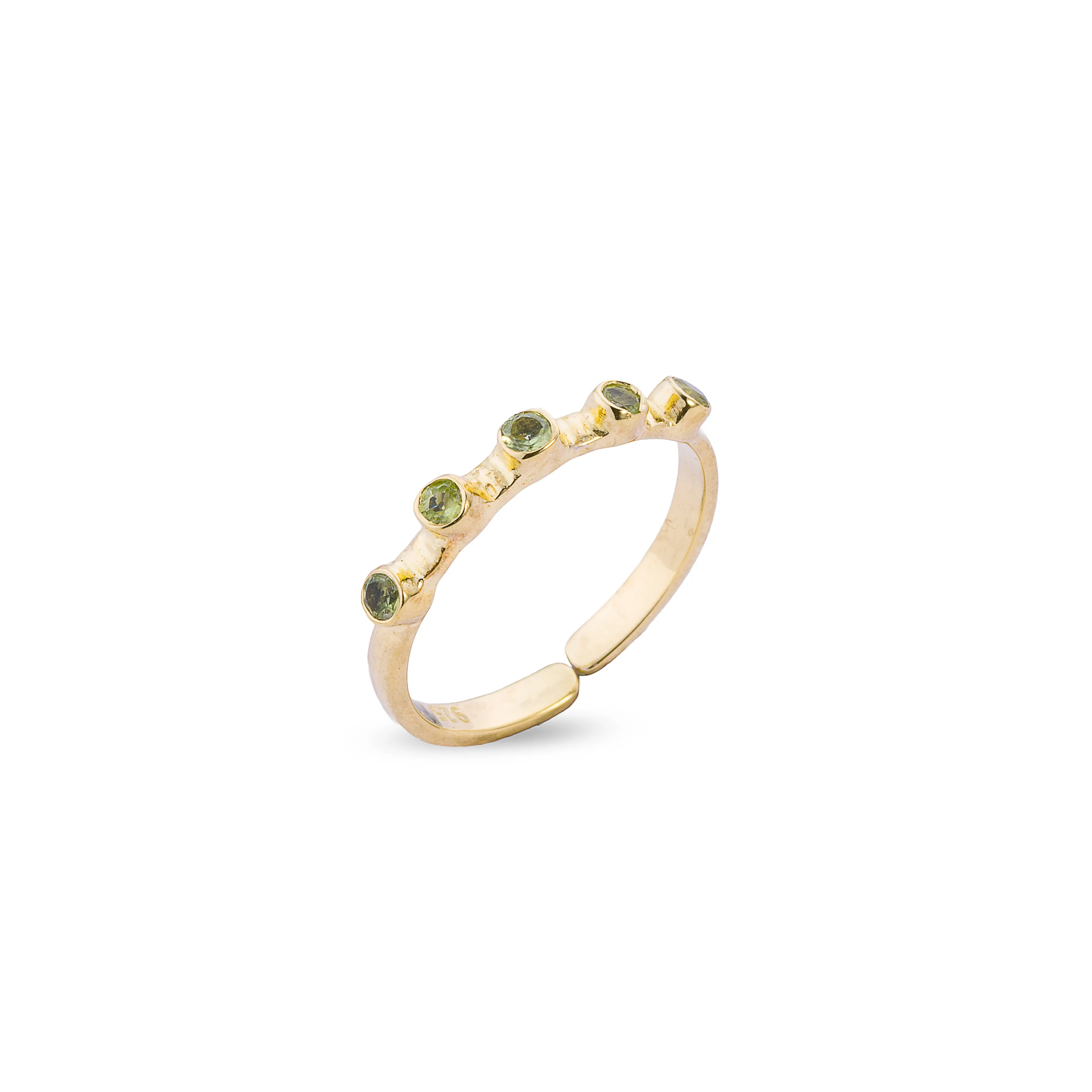 Melina Birthstone Ring,Gold Vermeil